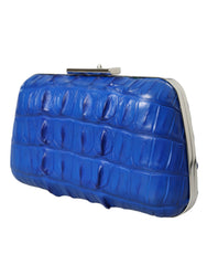Bolsa Balenciaga Electric Blue em pele de crocodilo