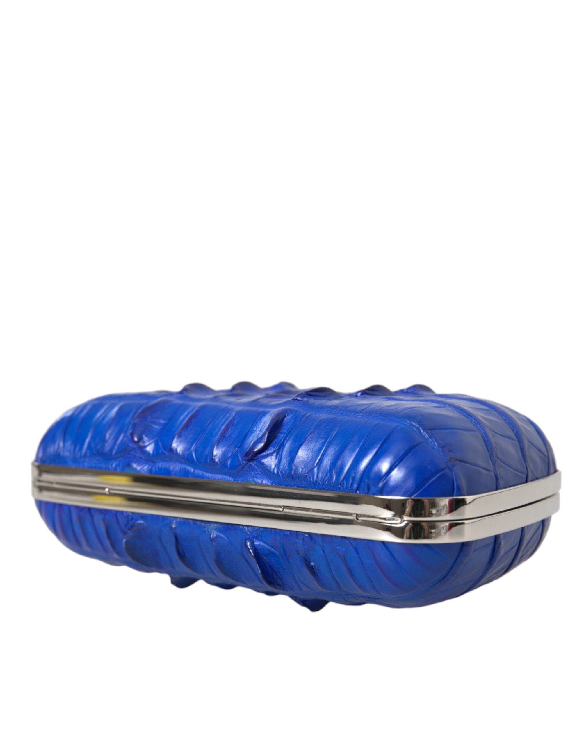 Bolsa Balenciaga Electric Blue em pele de crocodilo