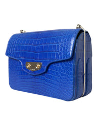 Bolsa de ombro com corrente em pele de jacaré Balenciaga Chic