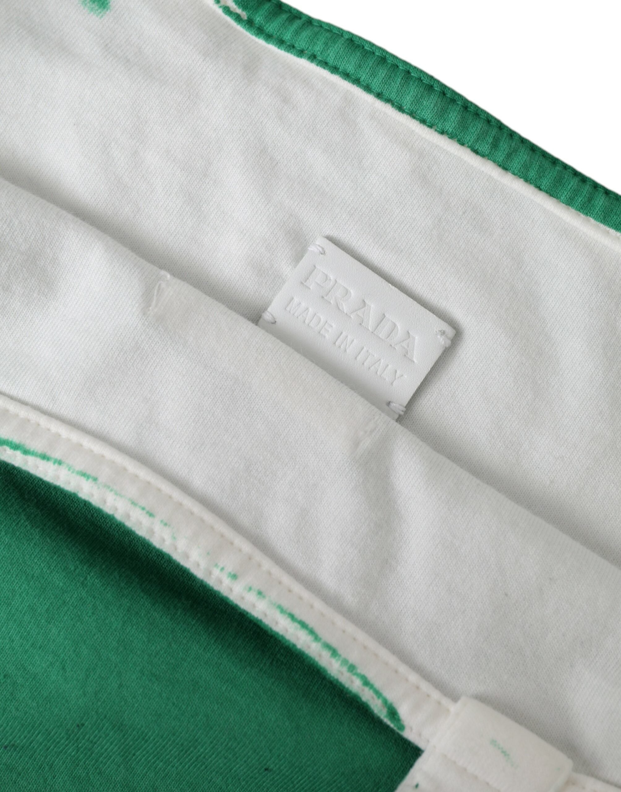 Bolsa Prada Elegante de Tecido Verde