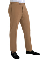 Calça social masculina Prada Bege Cashmere com corte reto