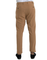 Calça social masculina Prada Bege Cashmere com corte reto