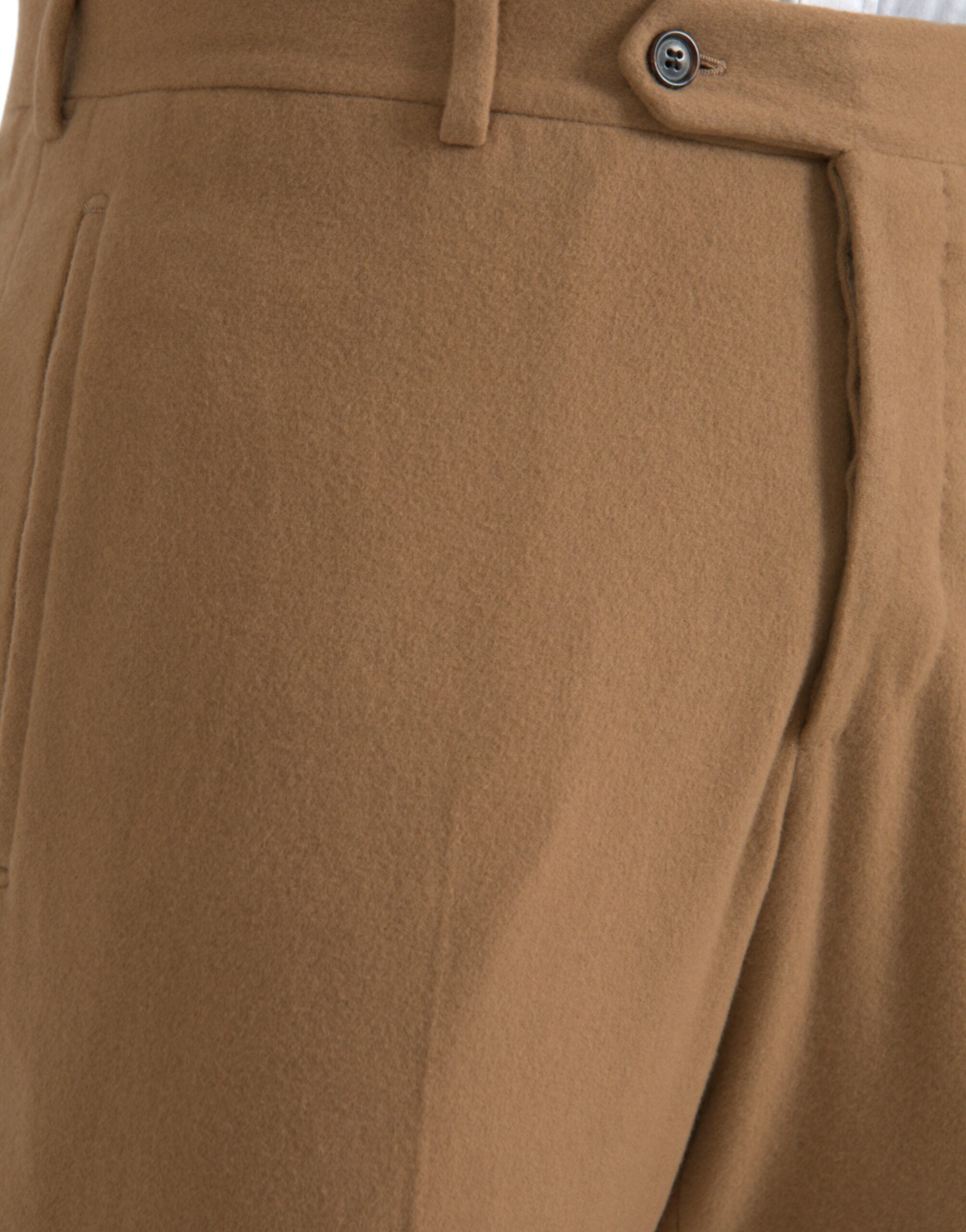 Calça social masculina Prada Bege Cashmere com corte reto