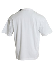 Camiseta Balenciaga Off White de Algodão e Gola Redonda