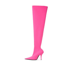 Botas Balenciaga Elegantes de Poliéster Rosa