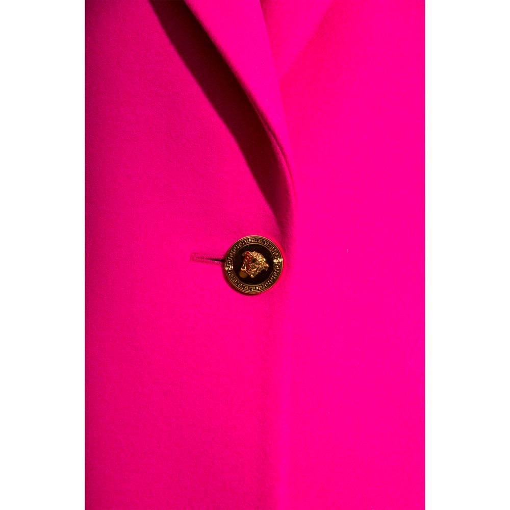 Jaquetas e casacos de viscose fúcsia Versace