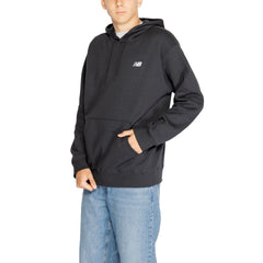 Suéter New Balance de algodão preto