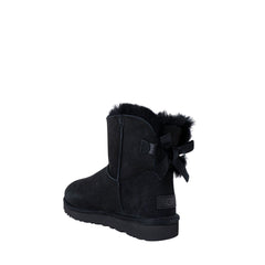 Bota de couro camurça preta UGG