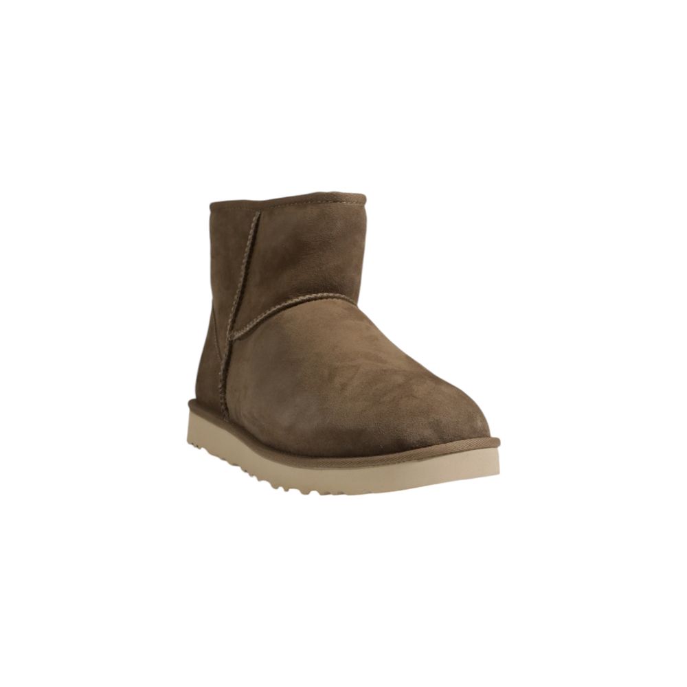 Bota de couro camurça cinza UGG