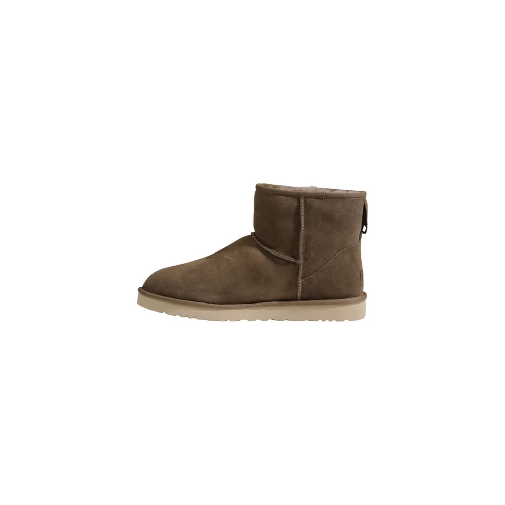 Bota de couro camurça cinza UGG