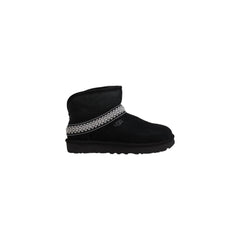Bota de couro camurça preta UGG