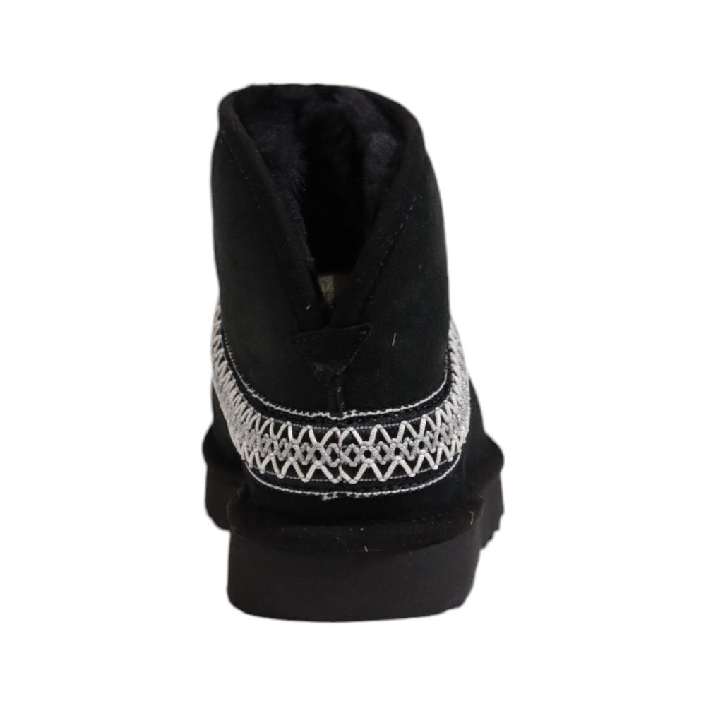 Bota de couro camurça preta UGG