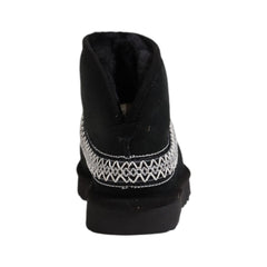 Bota de couro camurça preta UGG