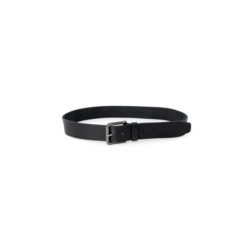 Cinto de couro preto Hugo Boss
