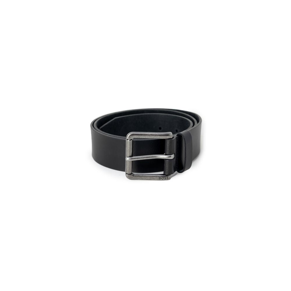 Cinto de couro preto Hugo Boss