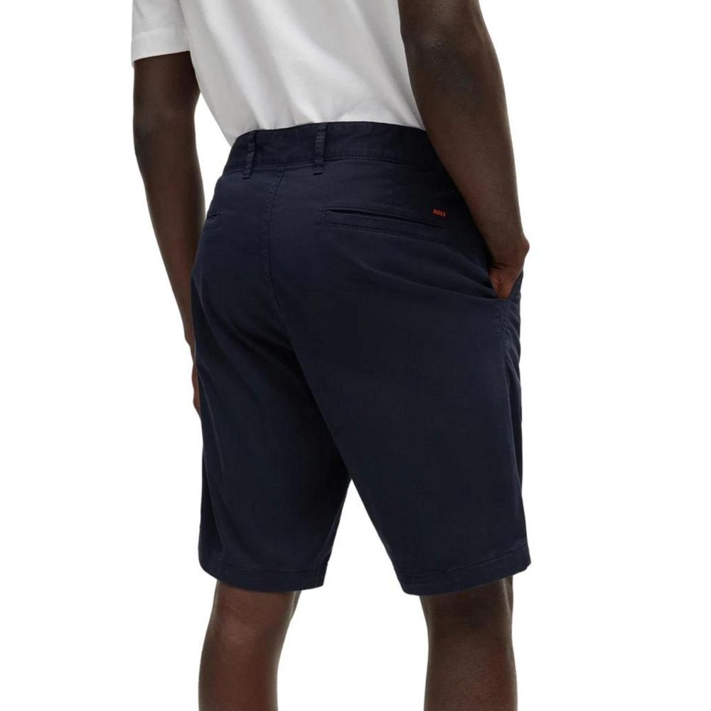 Bermuda Hugo Boss Azul Algodão
