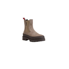 Bota de couro camurça cinza Tommy Hilfiger