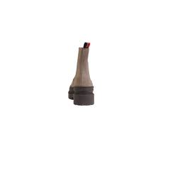 Bota de couro camurça cinza Tommy Hilfiger