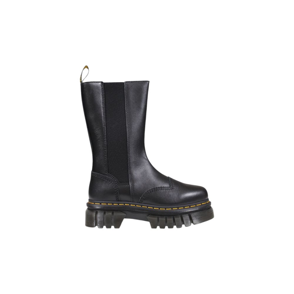 Bota de couro preta Dr. Martens