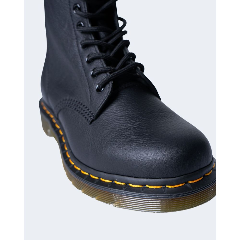 Bota de couro preta Dr. Martens