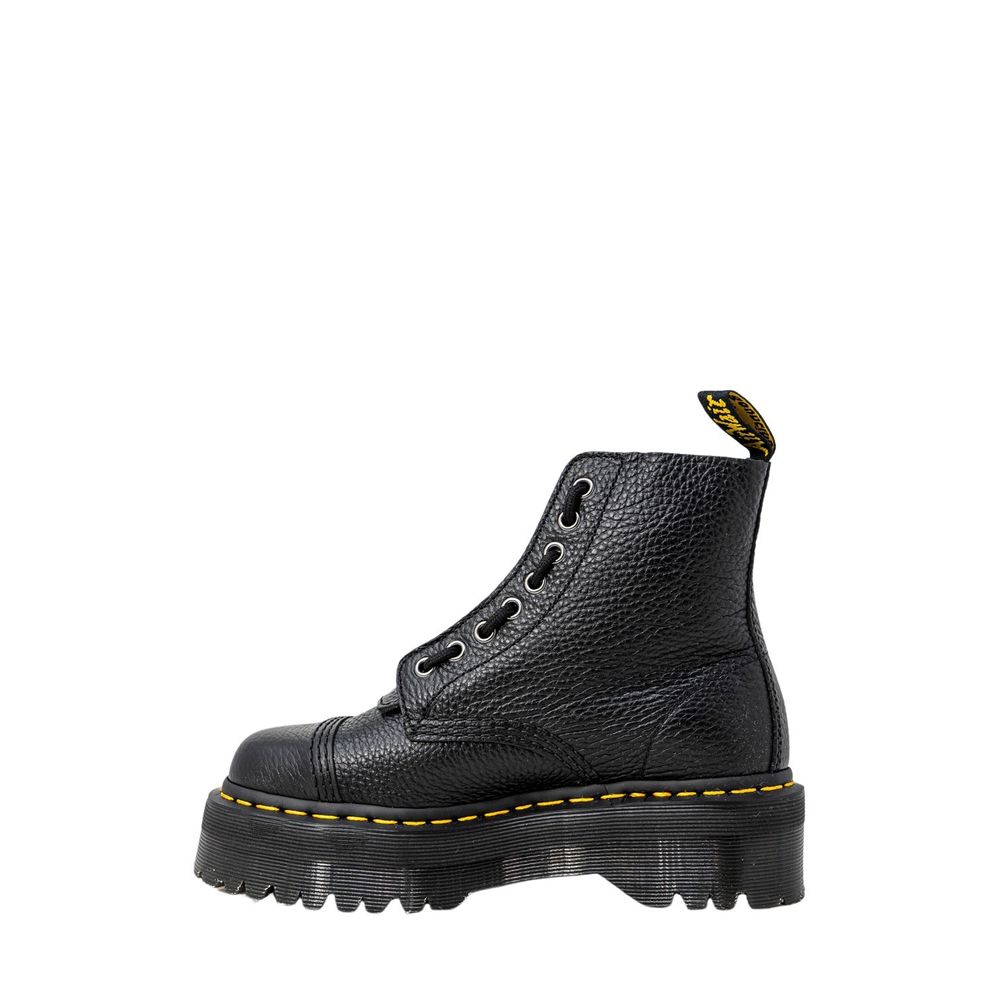 Bota de couro preta Dr. Martens