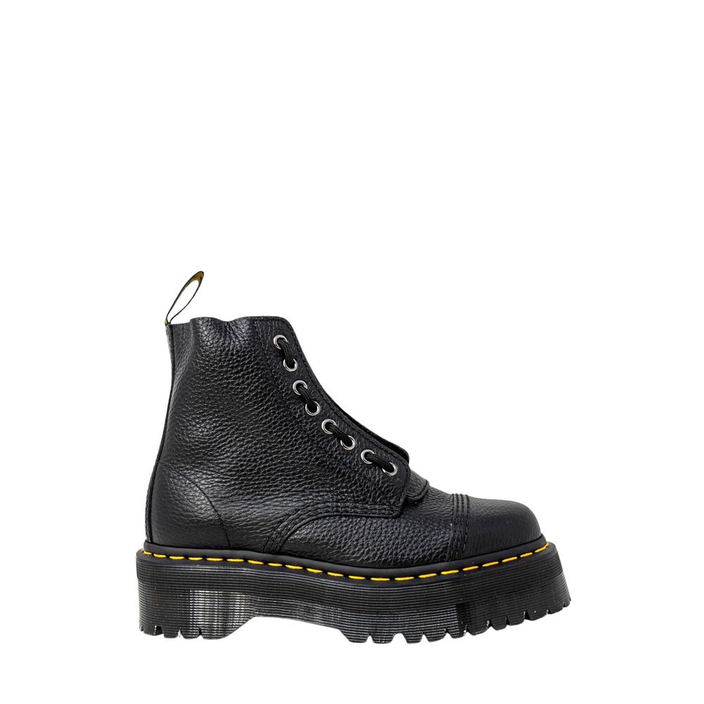 Bota de couro preta Dr. Martens