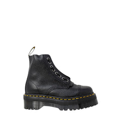 Bota de couro preta Dr. Martens