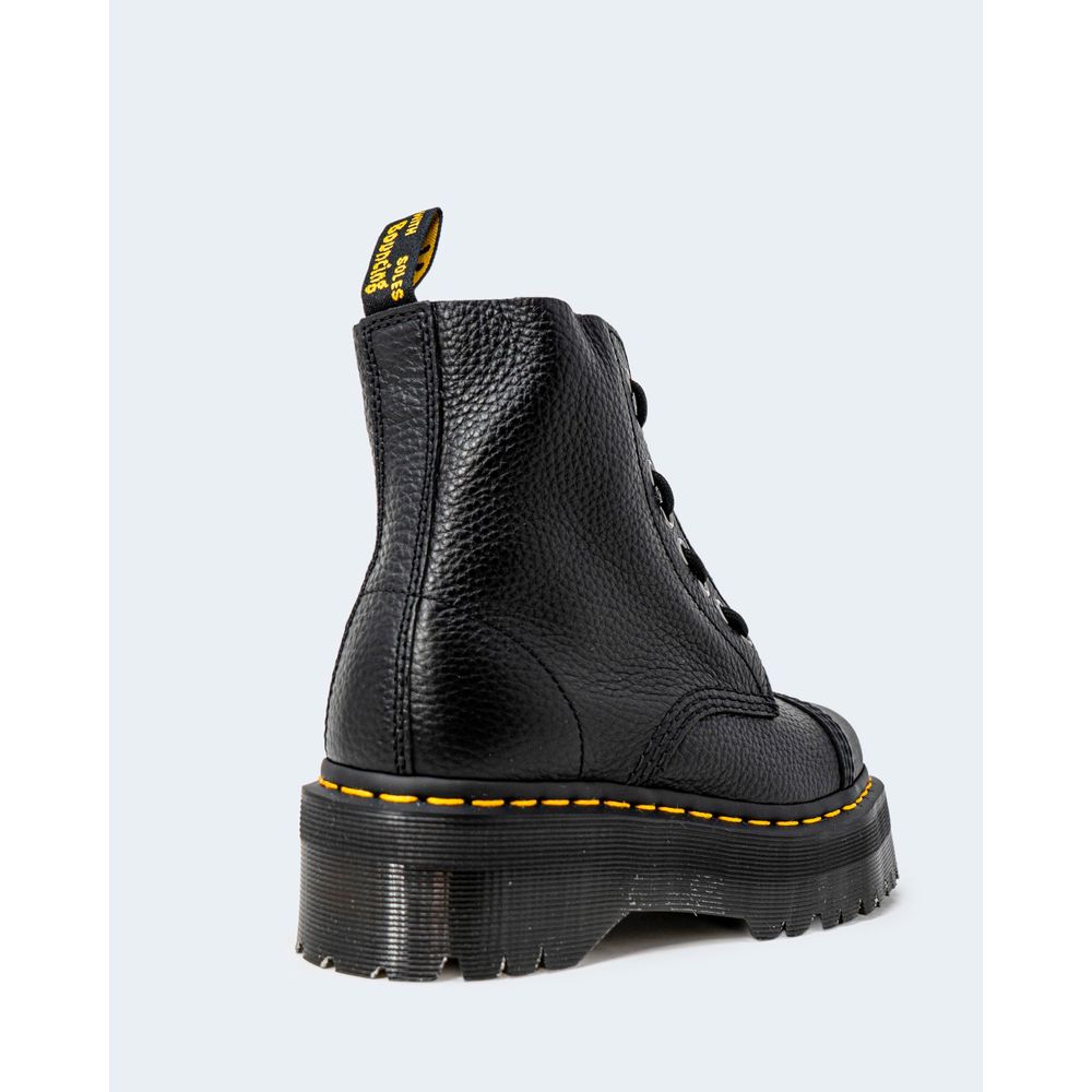Bota de couro preta Dr. Martens