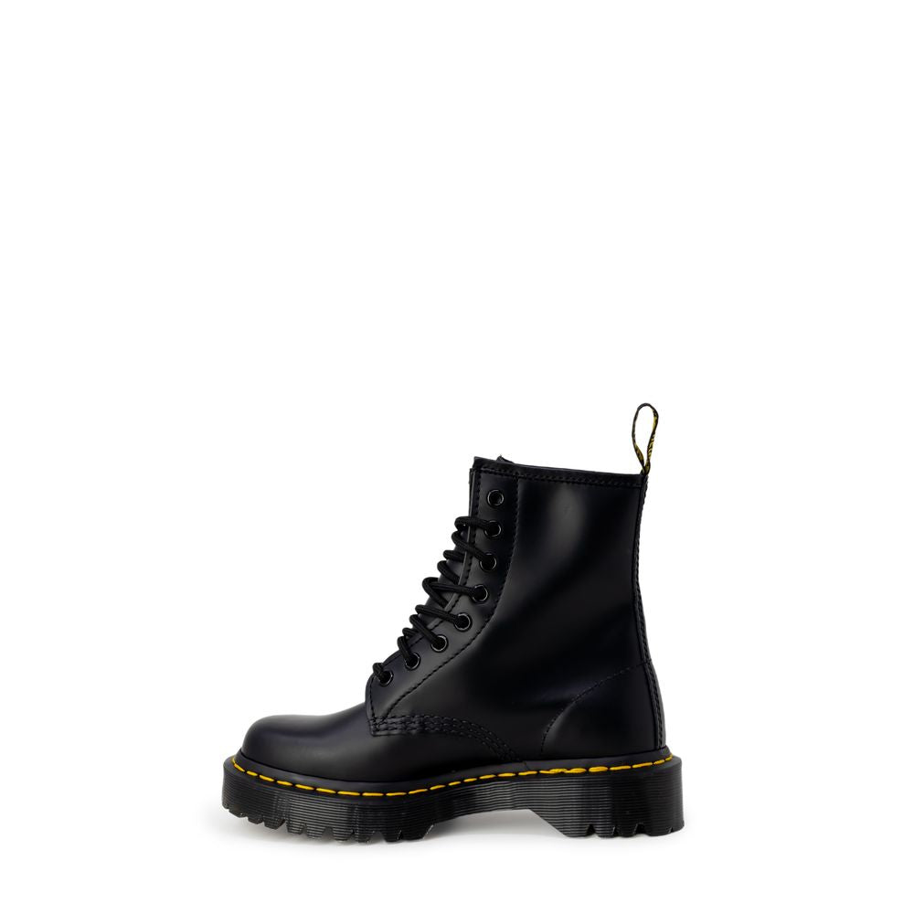 Bota de couro preta Dr. Martens
