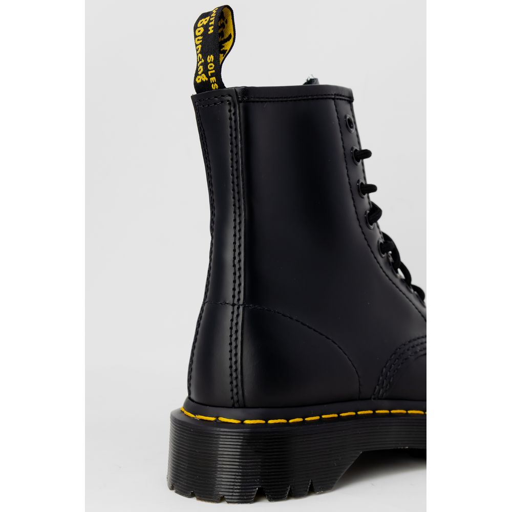 Bota de couro preta Dr. Martens