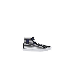 Tênis Vans de couro preto e branco