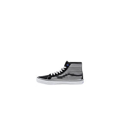 Tênis Vans de couro preto e branco