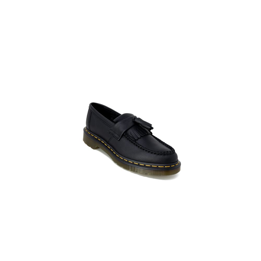 Sapato baixo de couro preto Dr. Martens
