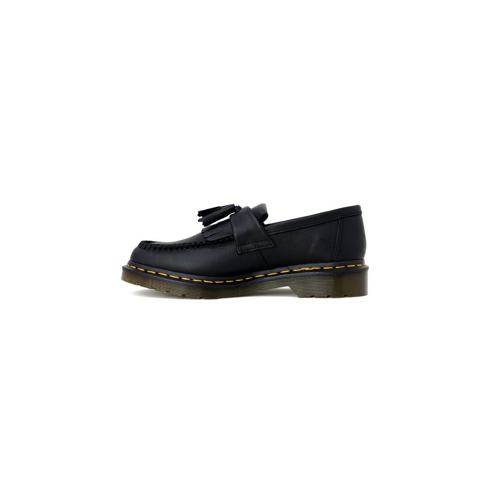 Sapato baixo de couro preto Dr. Martens