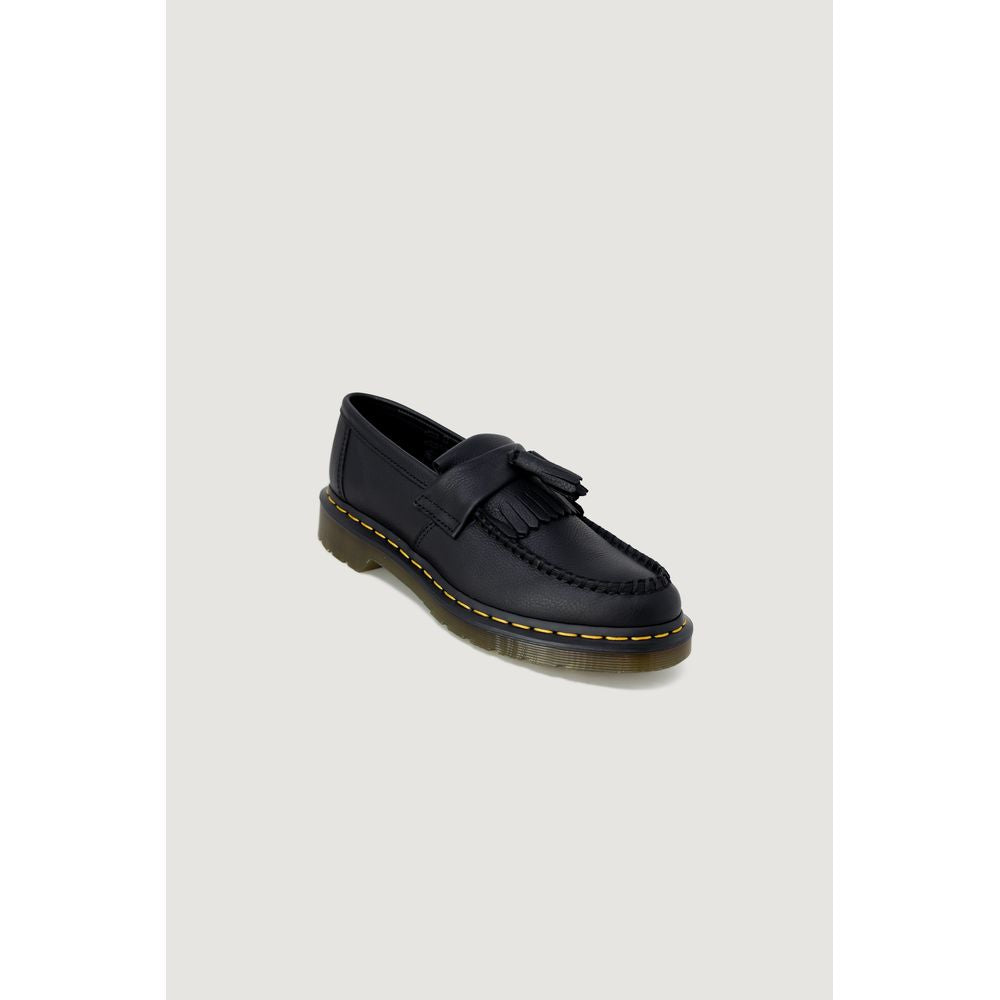 Sapato baixo de couro preto Dr. Martens