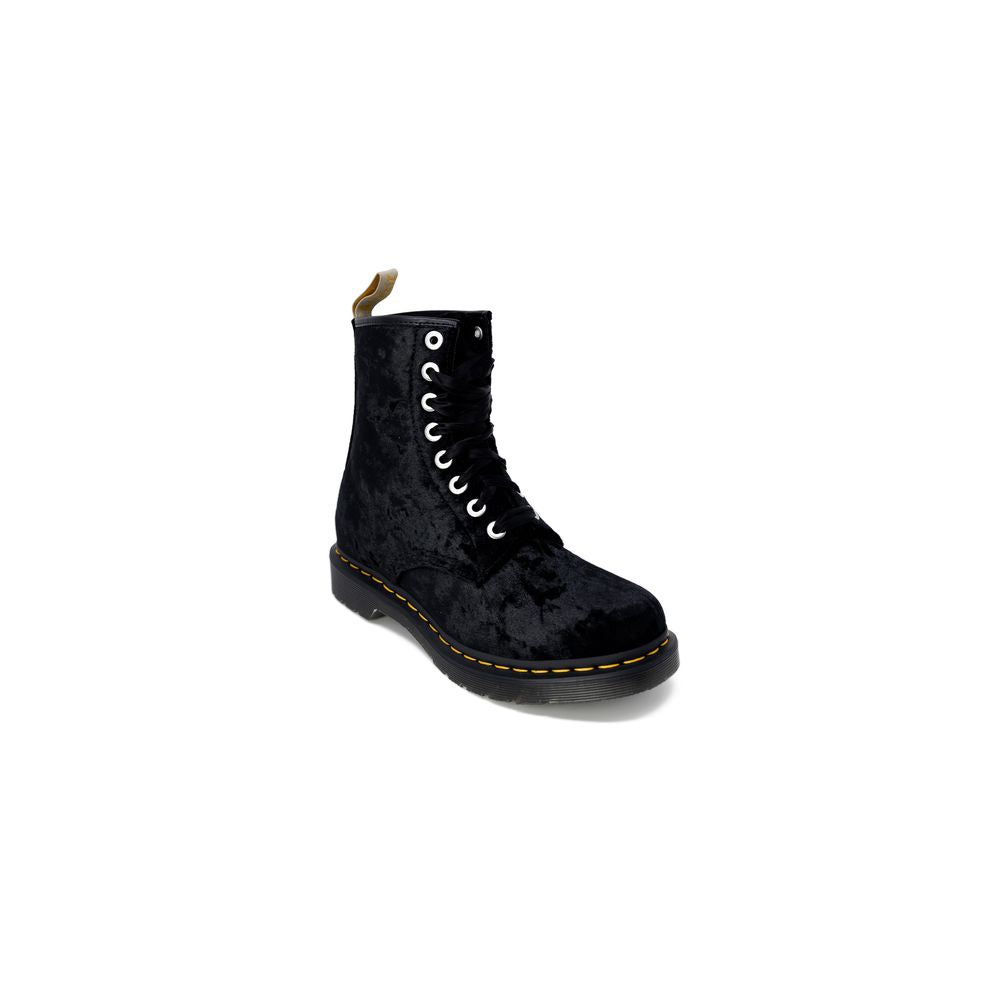 Bota Dr. Martens de poliéster preta