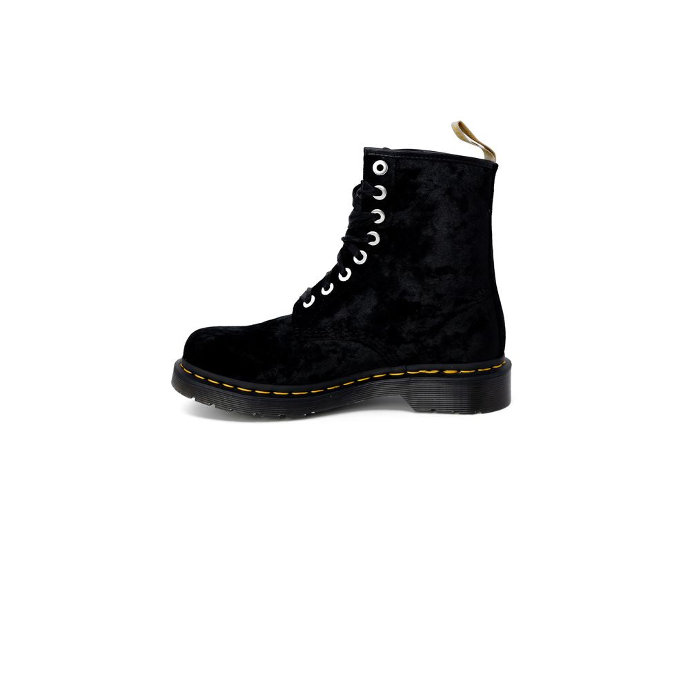 Bota Dr. Martens de poliéster preta