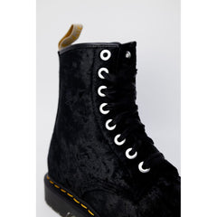 Bota Dr. Martens de poliéster preta