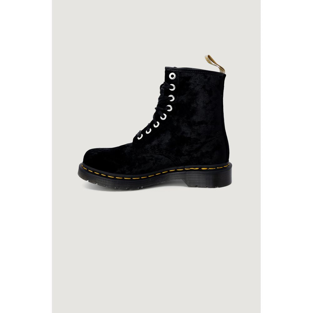 Bota Dr. Martens de poliéster preta