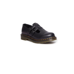 Sapato baixo de couro preto Dr. Martens