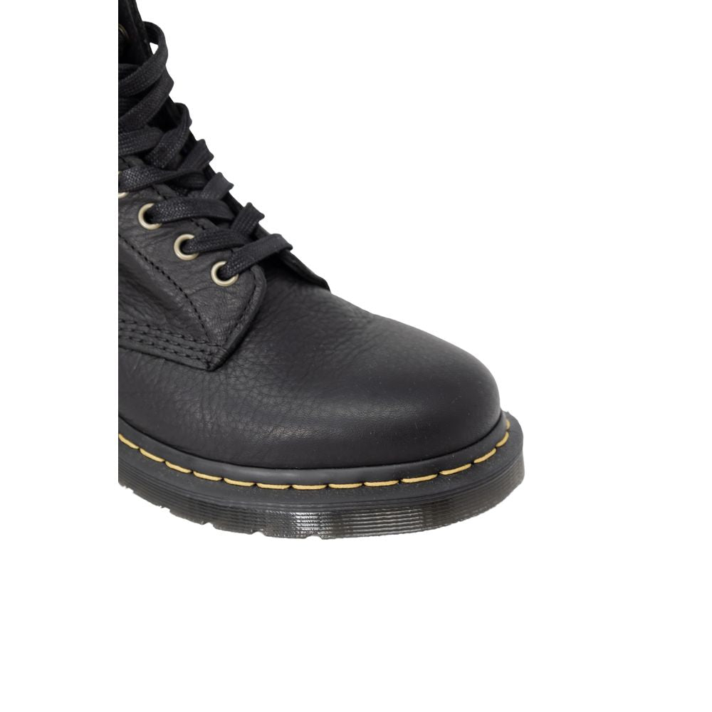 Bota de couro preta Dr. Martens