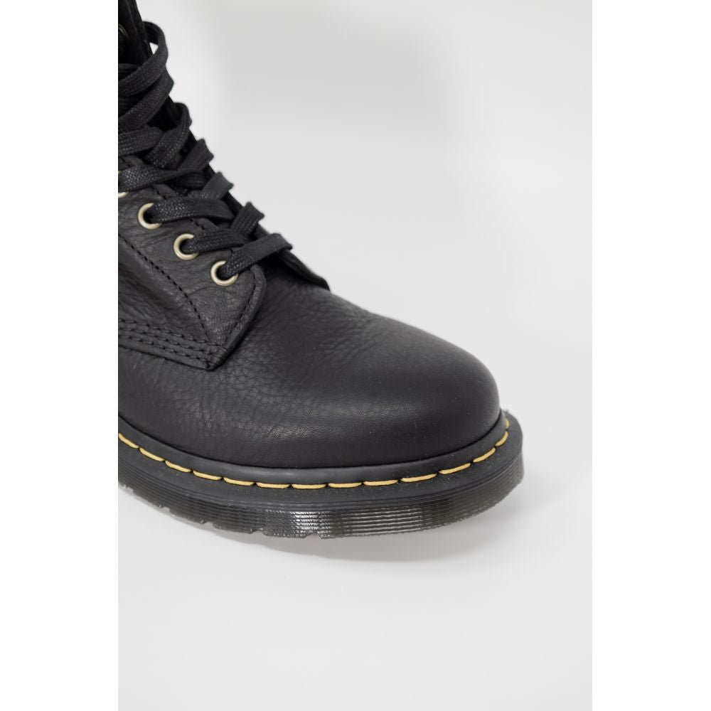 Bota de couro preta Dr. Martens
