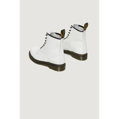 Bota de couro branca Dr. Martens