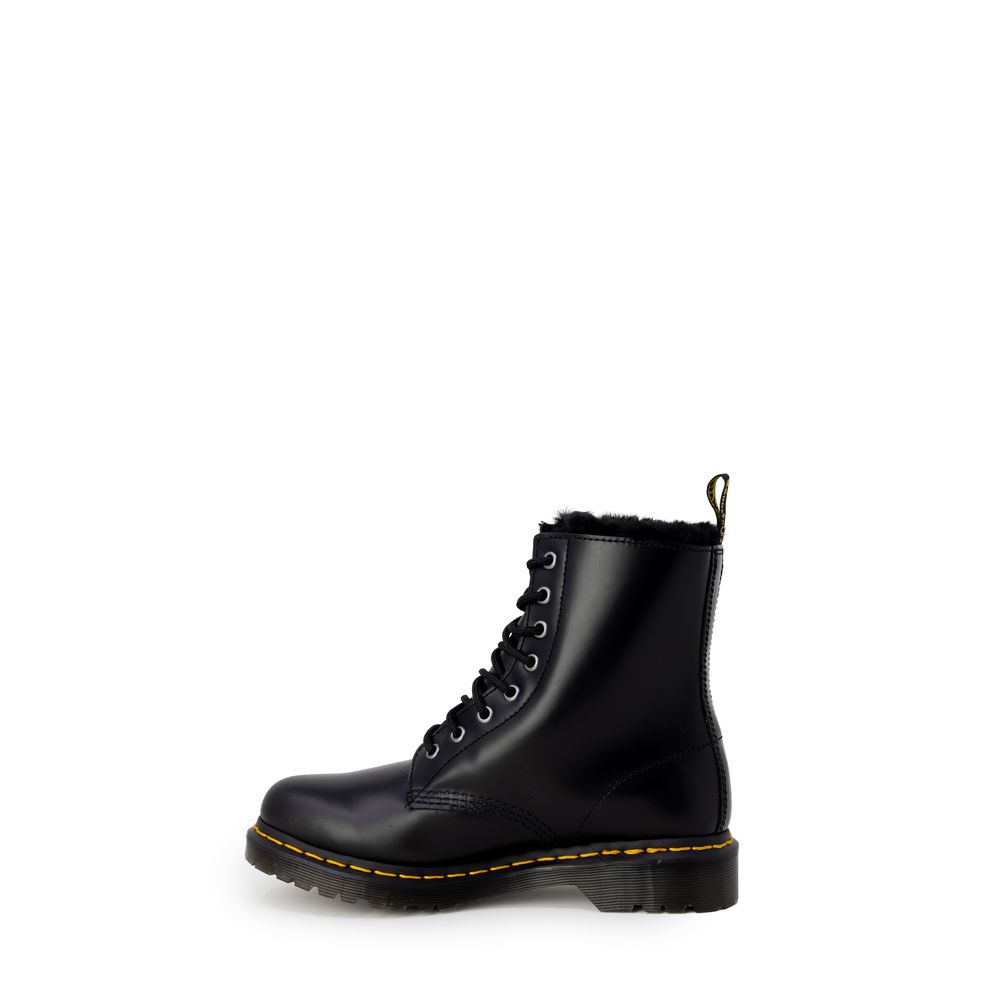 Bota de couro preta Dr. Martens
