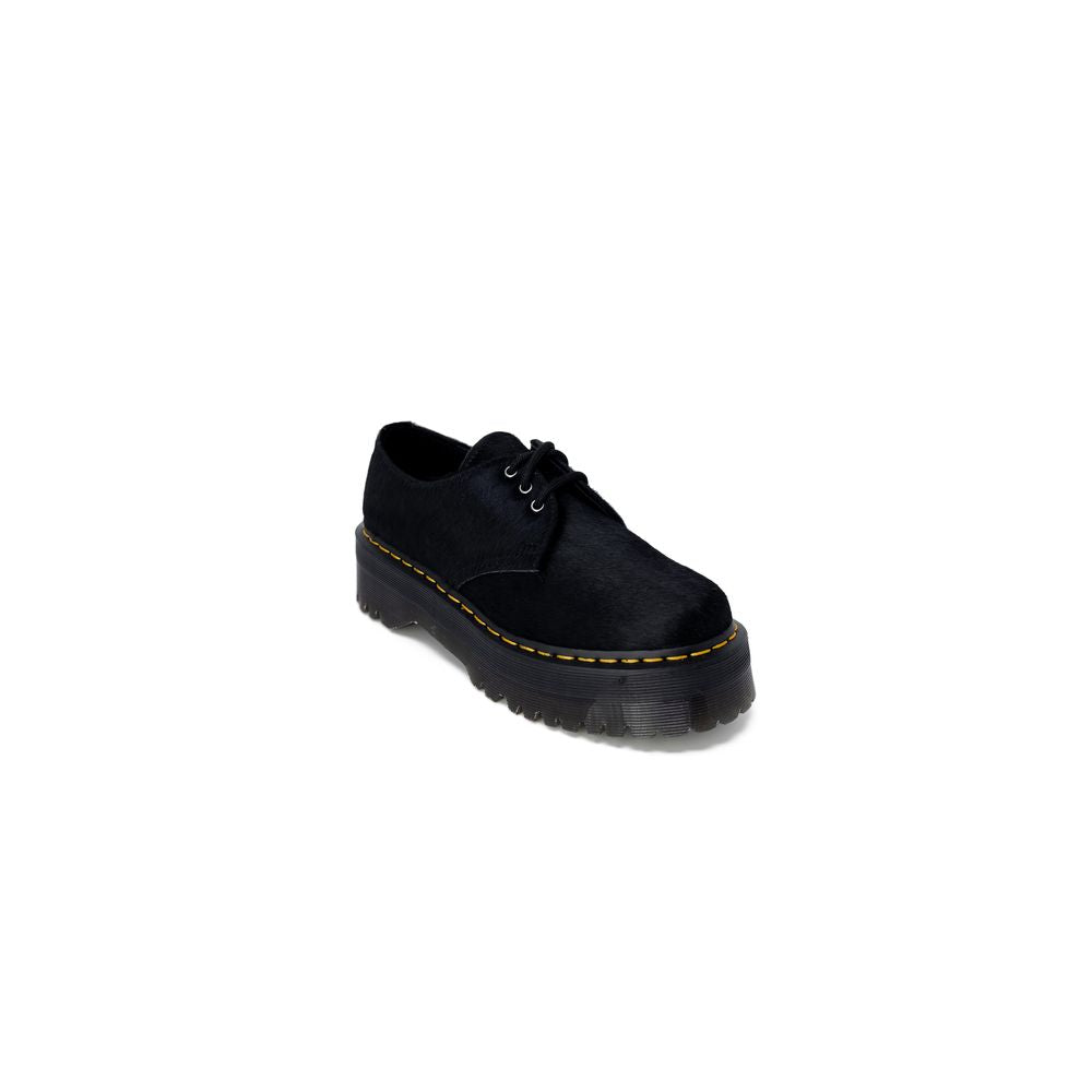 Tênis de couro preto Dr. Martens