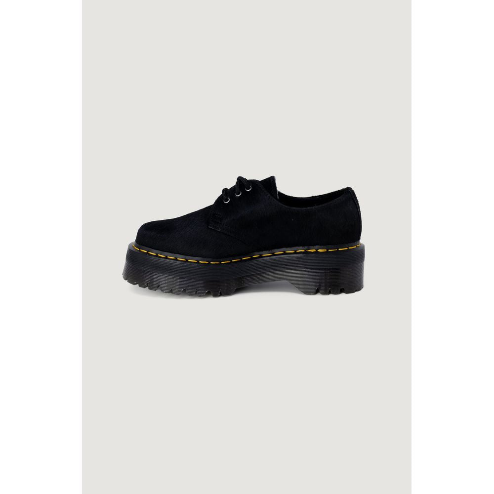 Tênis de couro preto Dr. Martens