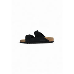 Sandália Birkenstock de Couro Camurça Preta