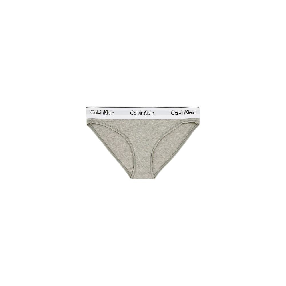 Calvin Klein Underwear Calcinha de Algodão Cinza