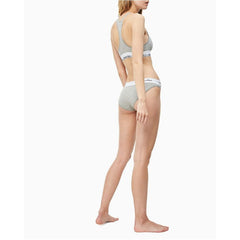 Calvin Klein Underwear Calcinha de Algodão Cinza