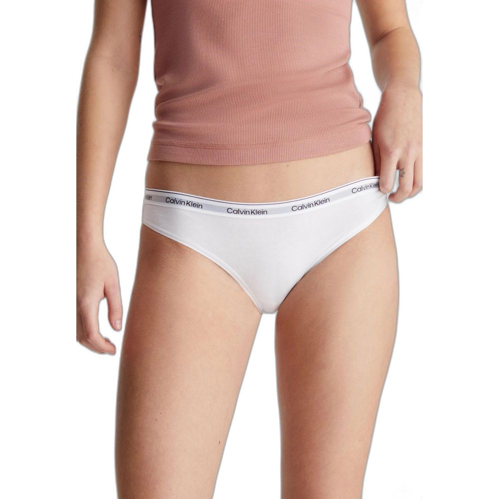 Calvin Klein Underwear Roupa íntima de algodão branca